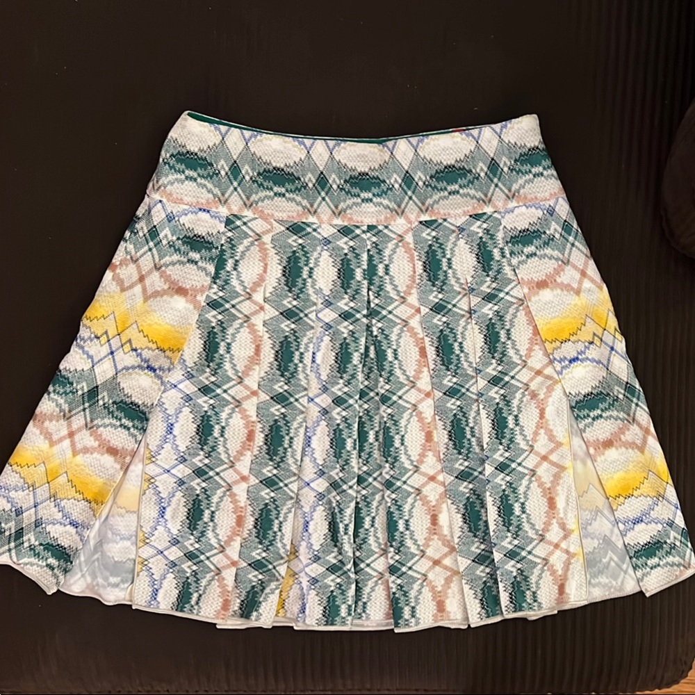 Multicolor Patterned Women's Skirt-NEW